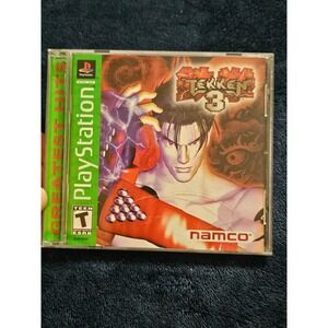 Tekken 3 Sony PlayStation 1 PS1 Greatest Hits Namco Fighting Game SLUS-00402